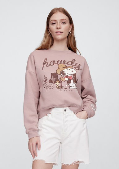 Snoopy Fleece Sweatshirt