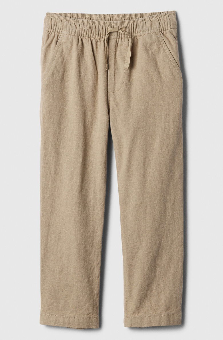  Keten Karışımlı Tapered Pull-On Pantolon