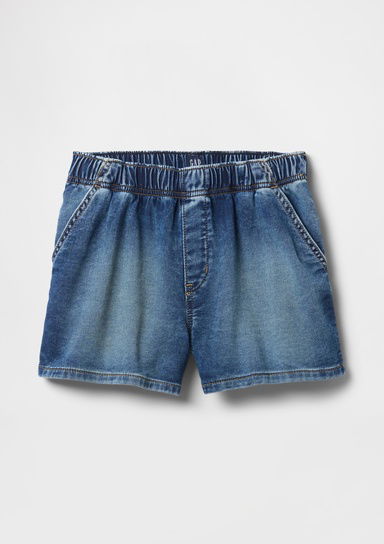 High Rise Relaxed Pull-On Jean Şort