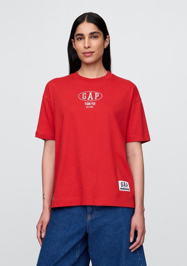 Oversized Gap Logo T-Shirt