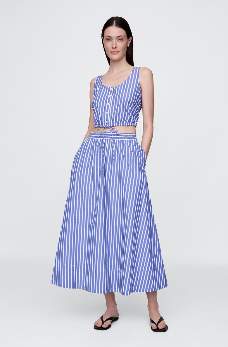  Poplin Maxi Etek