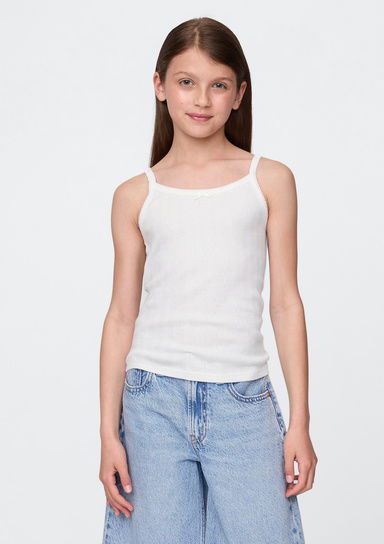 Pointelle Fitilli Cami Bluz
