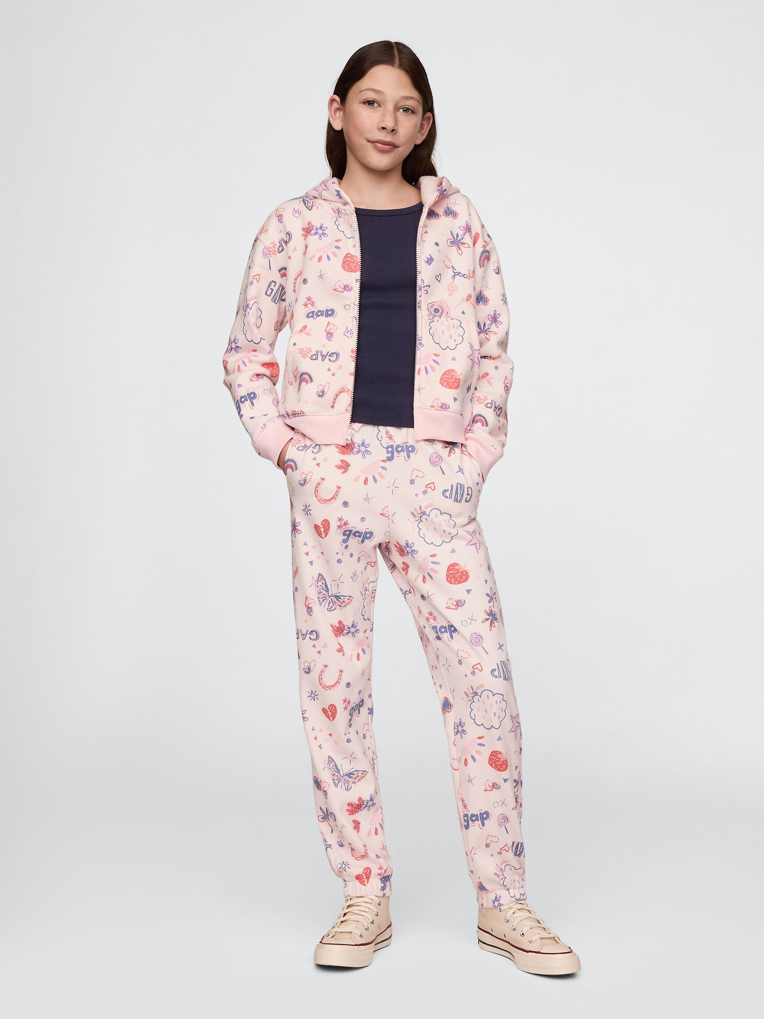 Gap Logo Fransız Havlu Kumaş Jogger Eşofman Altı product image