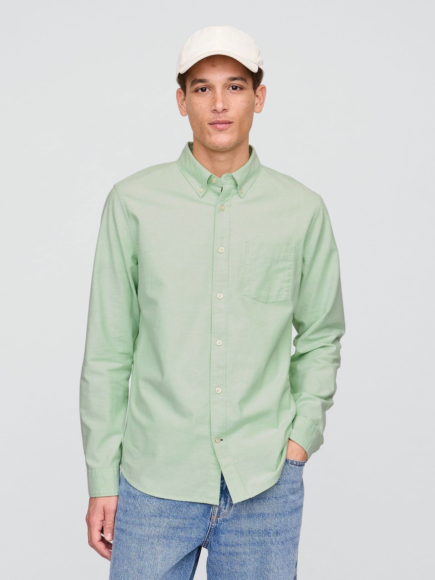 Desenli Standard Fit Oxford Gömlek product image
