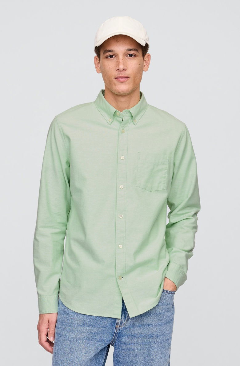  Desenli Standard Fit Oxford Gömlek