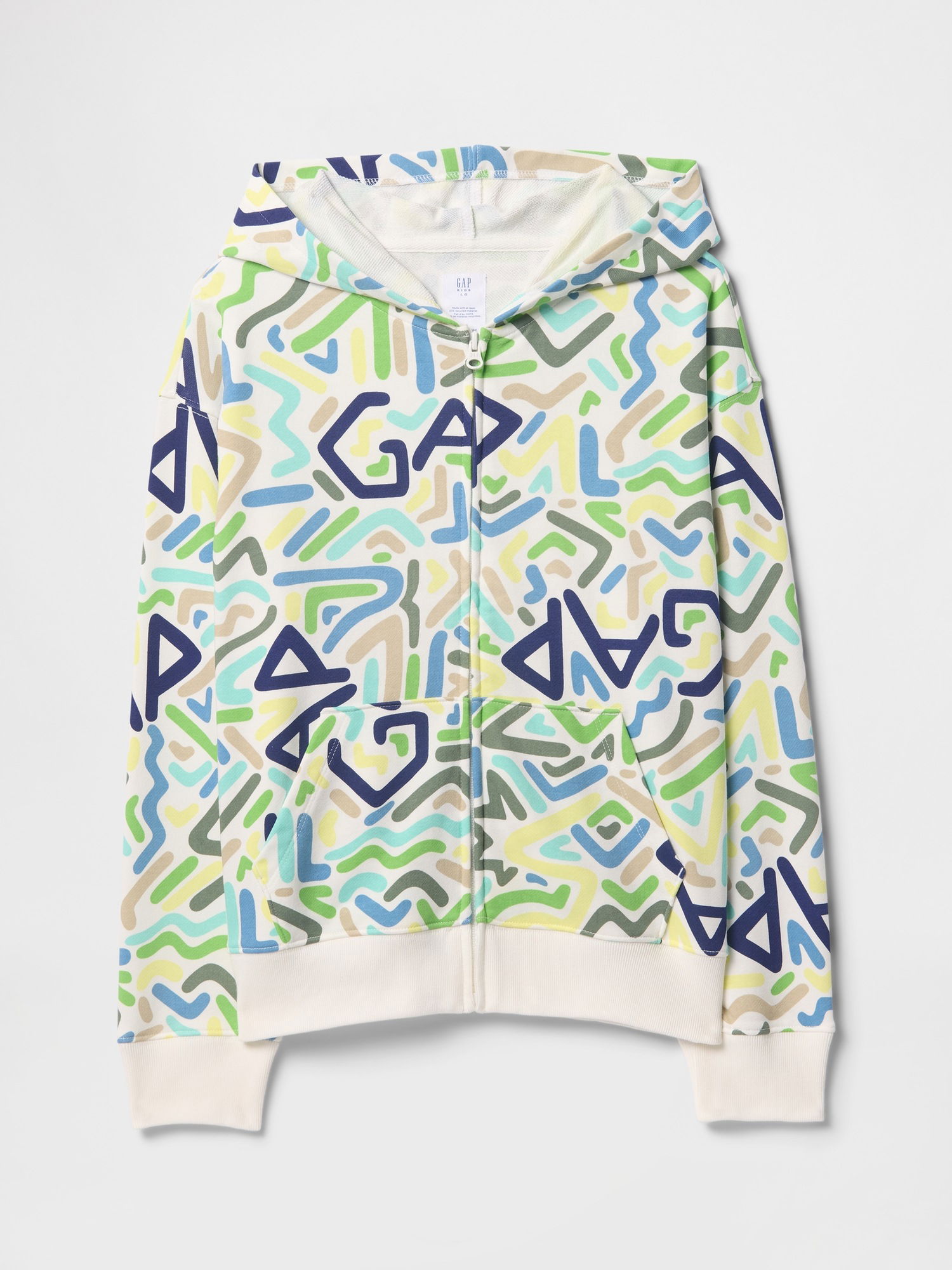 Havlu Kumaş Relaxed Fermuarlı Sweatshirt product image