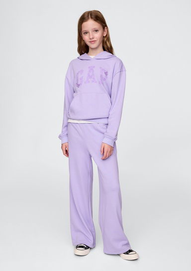 Relaxed Wide Leg Fransız Havlu Kumaşı Eşofman Altı