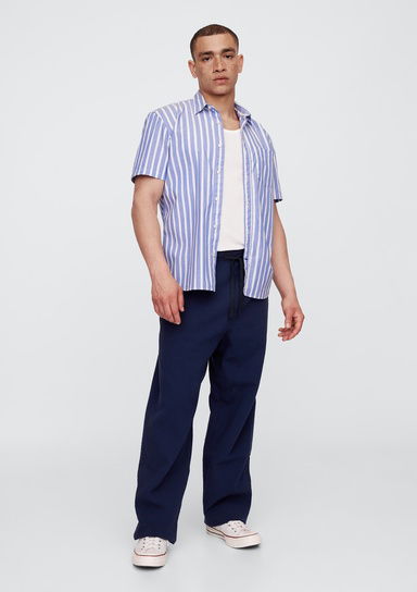 Gauze Baggy Easy Pantolon