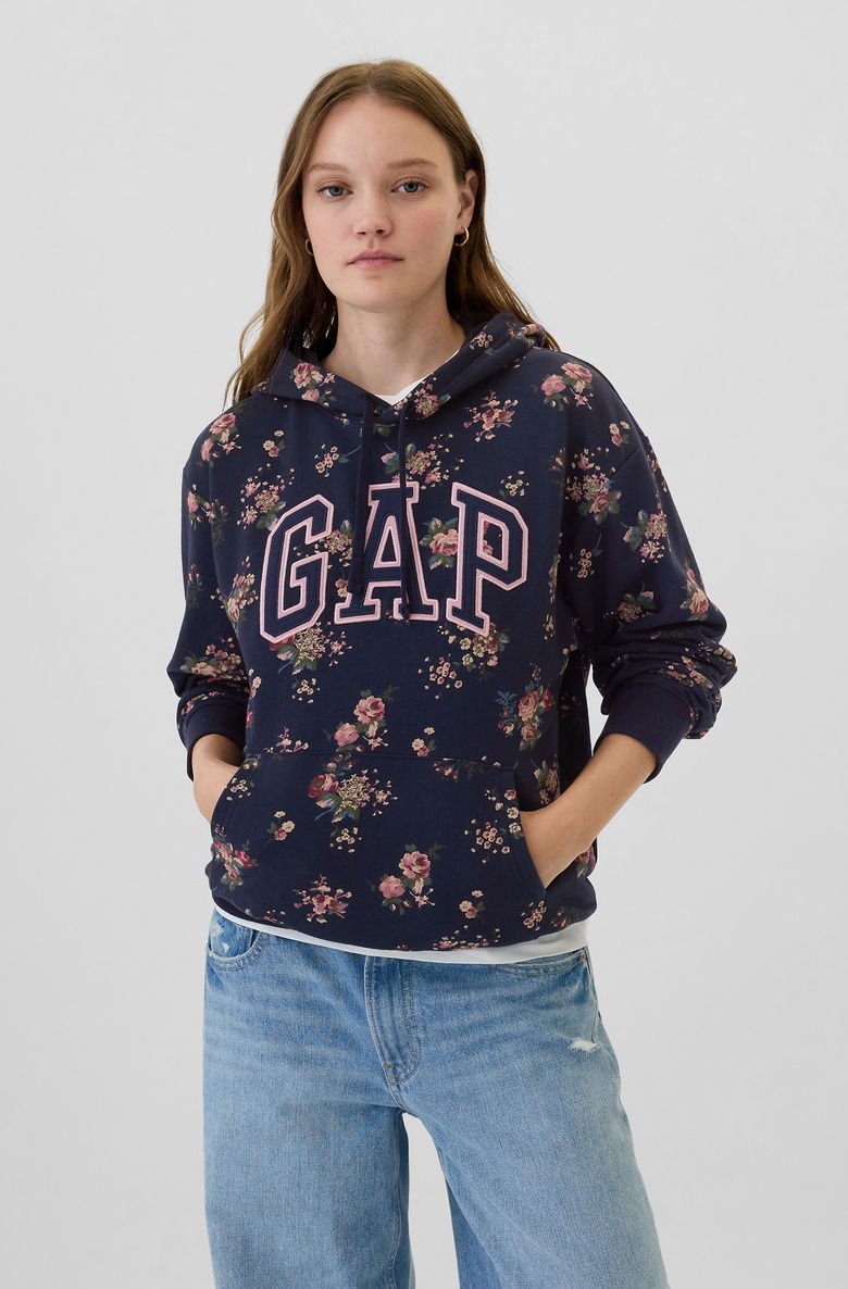  Gap Logo Relaxed Havlu Kumaş Sweatshirt