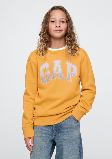 Gap Logo Grafikli Fleece Sweatshirt