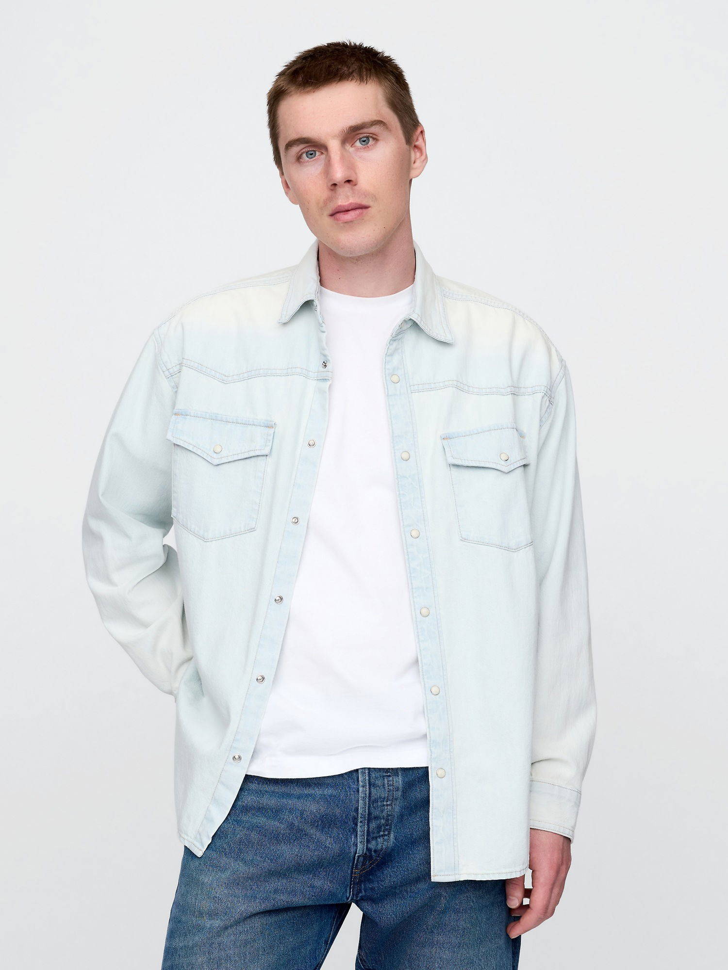 Denim Western Big Gömlek product image