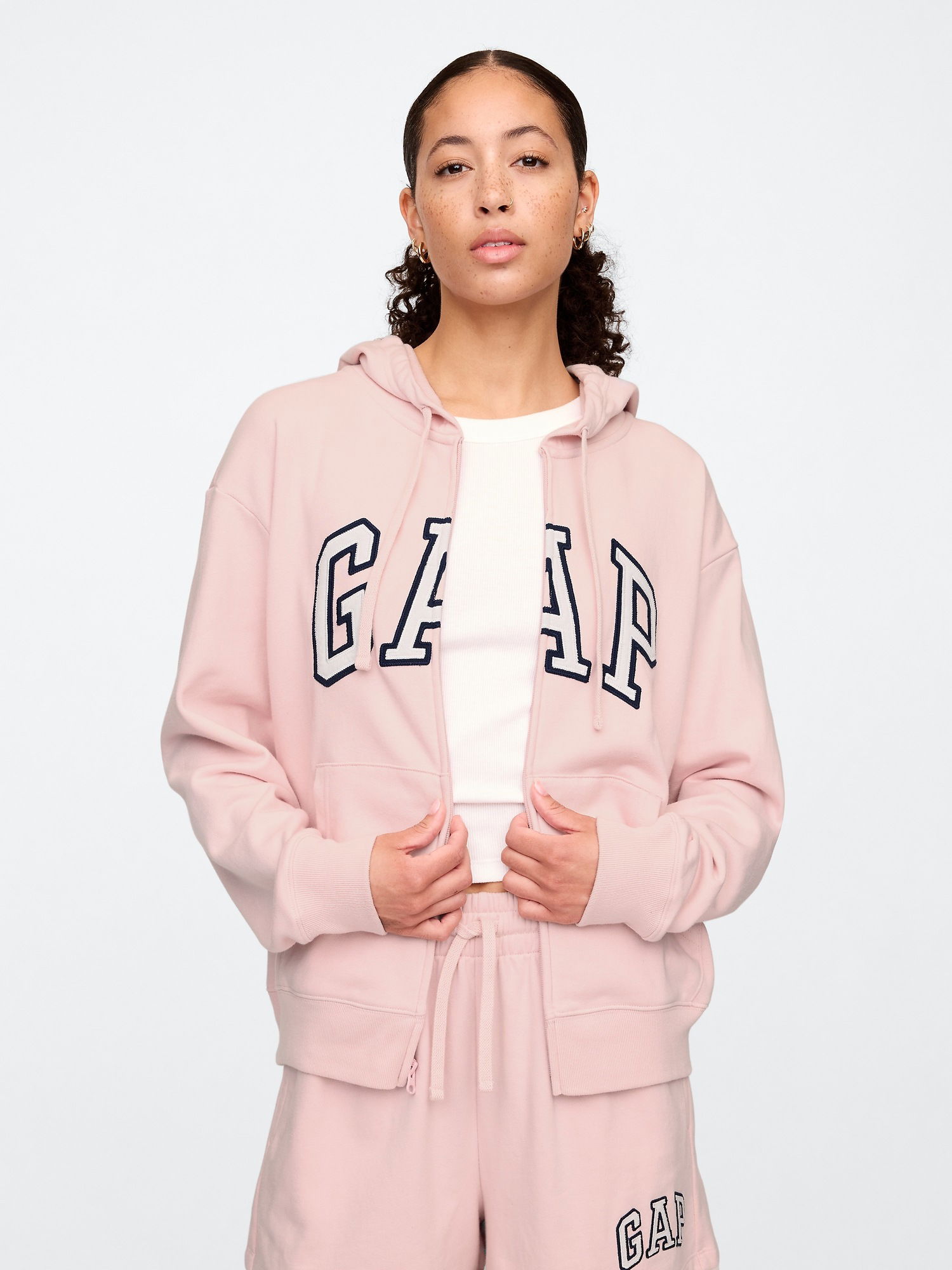 Gap Logo Relaxed Fermuarlı Sweatshirt product image