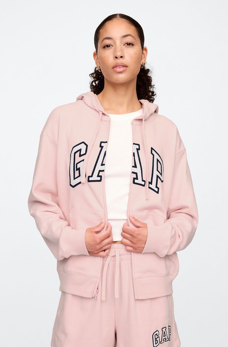  Gap Logo Relaxed Fermuarlı Sweatshirt