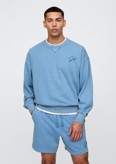 Vintage Soft Oversize Gap Logo Sweatshirt