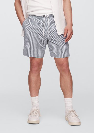 6" Relaxed Seersucker Mayo