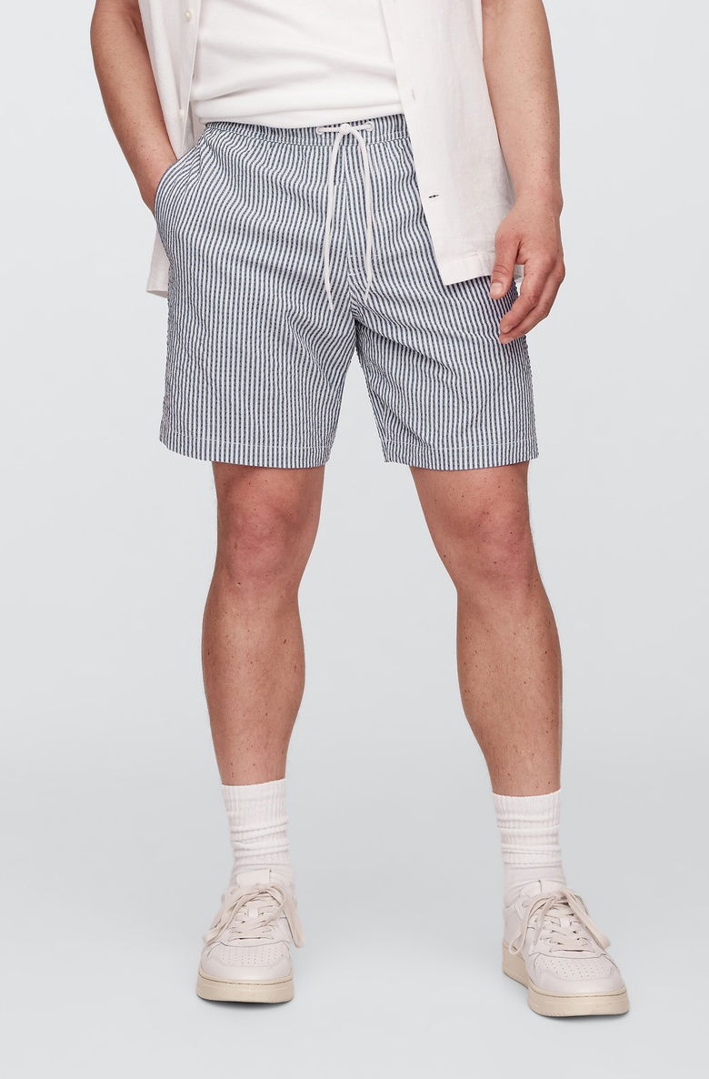  6" Relaxed Seersucker Mayo