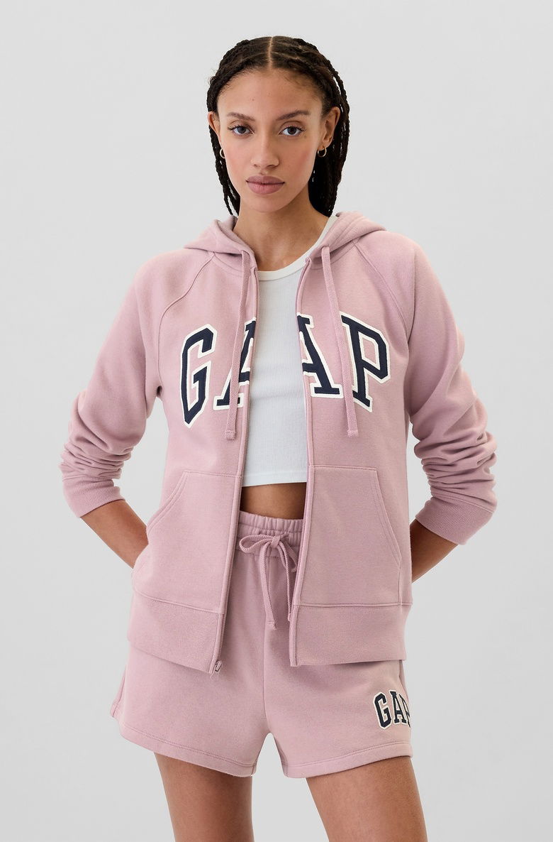  Gap Logo Fleece Fermuarlı Sweatshirt