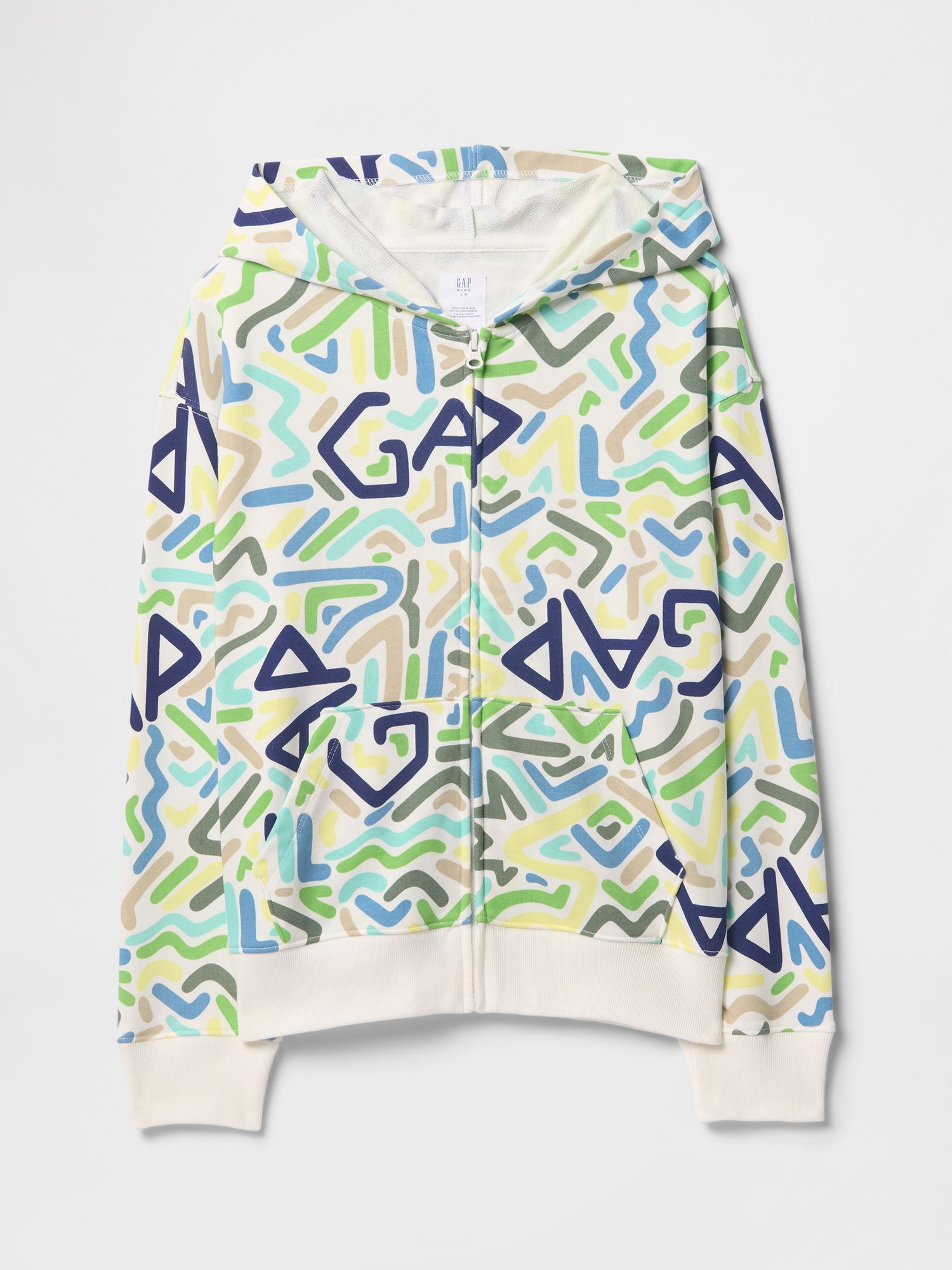 Havlu Kumaş Relaxed Fermuarlı Sweatshirt product image