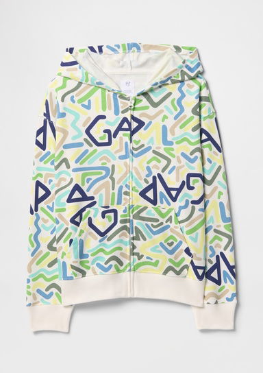 Havlu Kumaş Relaxed Fermuarlı Sweatshirt