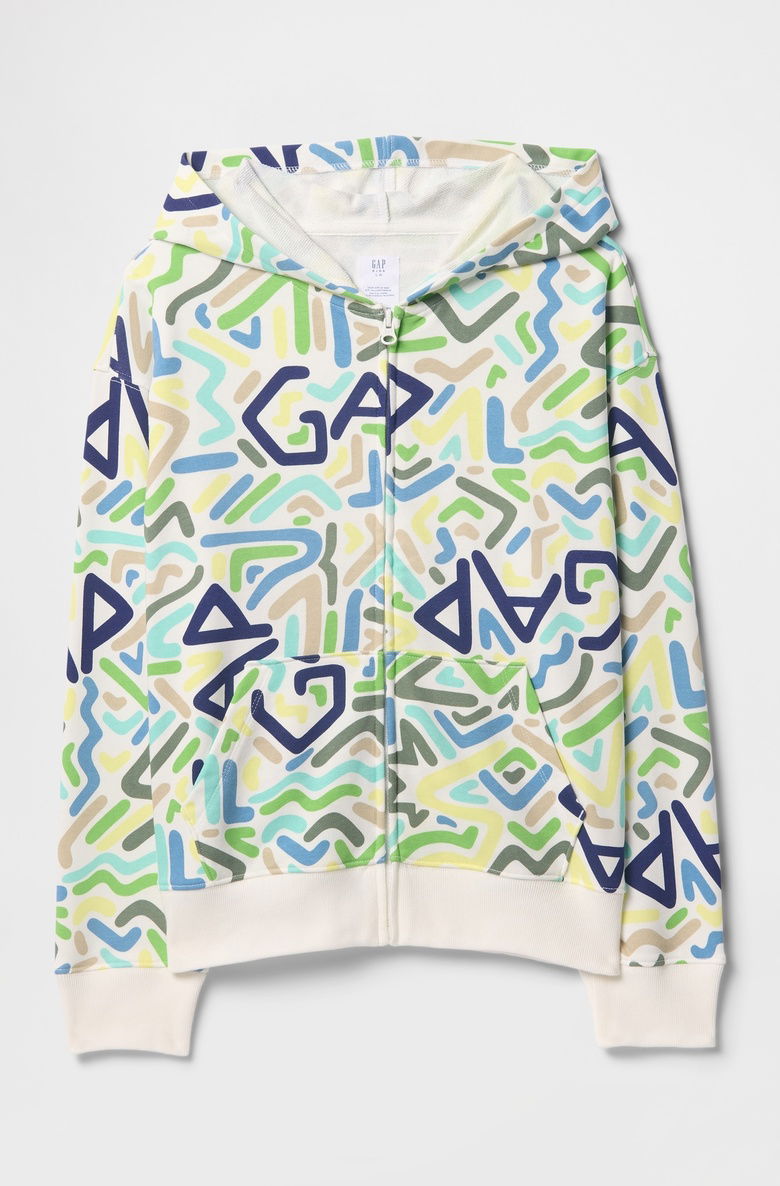  Havlu Kumaş Relaxed Fermuarlı Sweatshirt