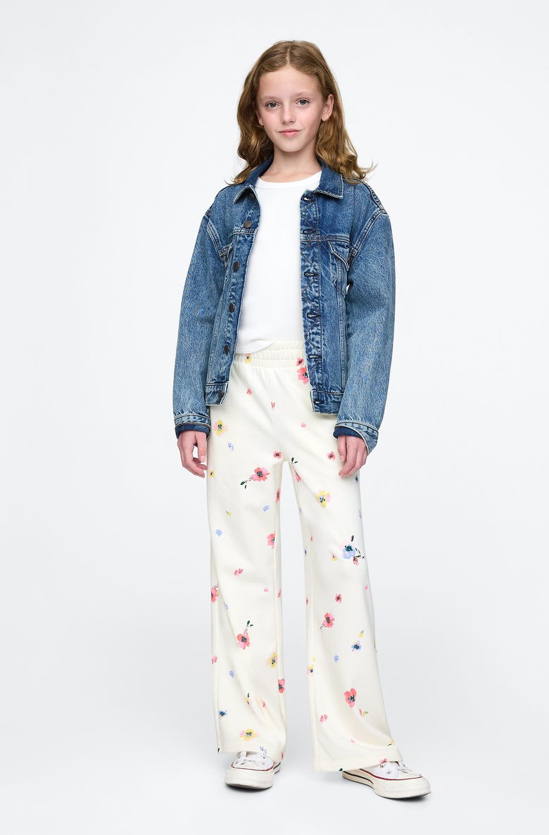  Relaxed Wide Leg Fransız Havlu Kumaşı Eşofman Altı