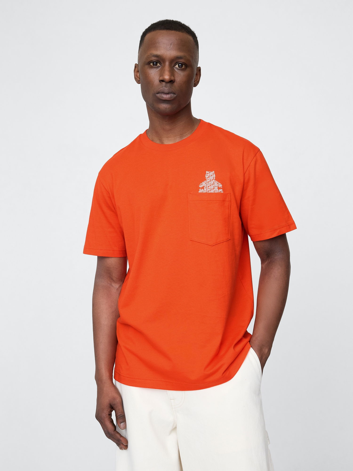Pocket Grafik Baskılı T-Shirt product image