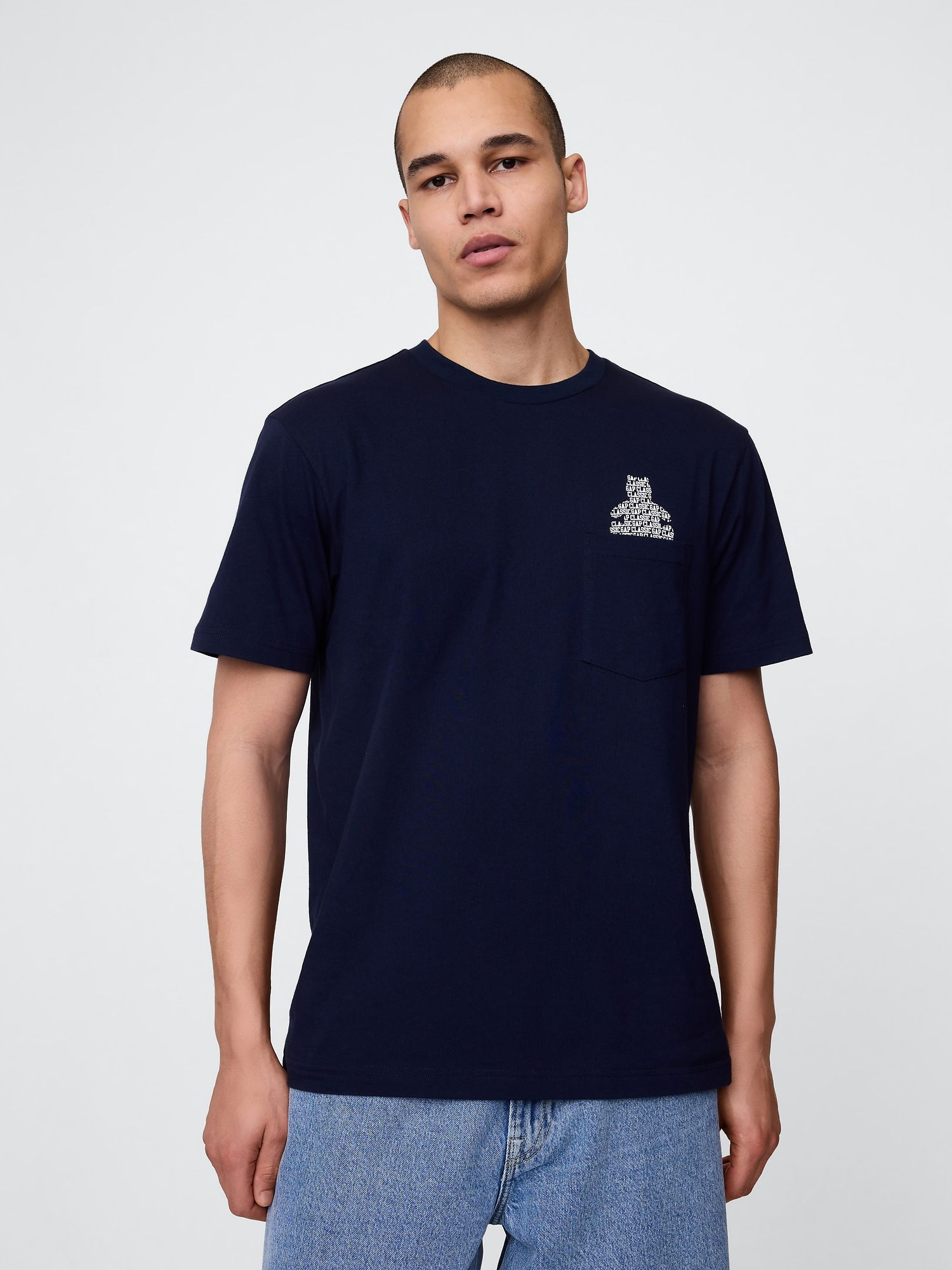 Pocket Grafik Baskılı T-Shirt product image