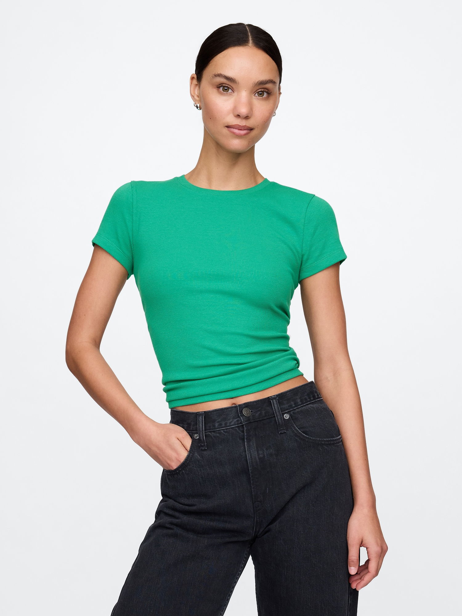 Modern Rib Crop T-Shirt product image