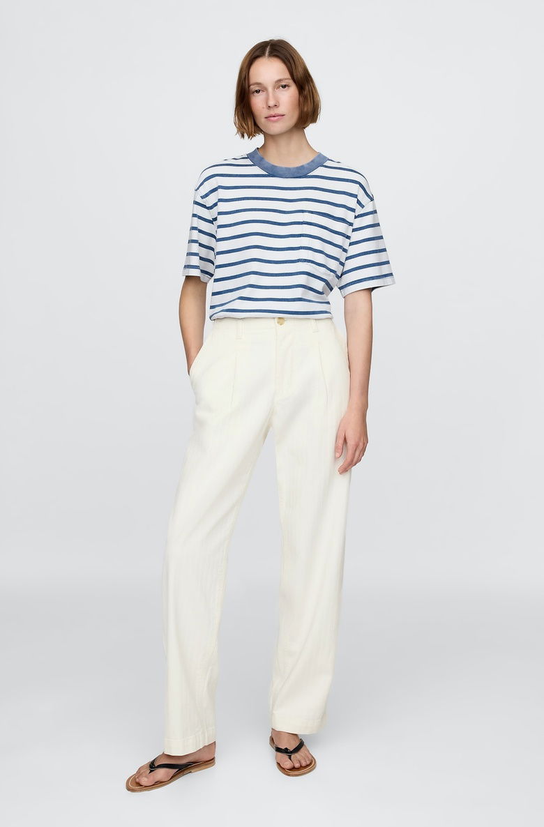  Gap × DÔEN Pileli Denim Pantolon