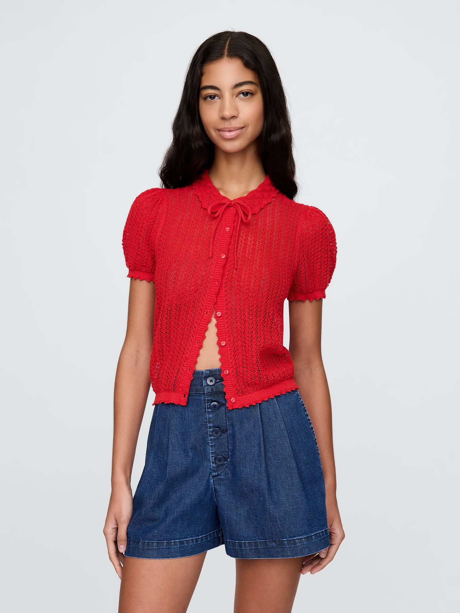 Gap × DÔEN Keten Karışımlı Hırka product image