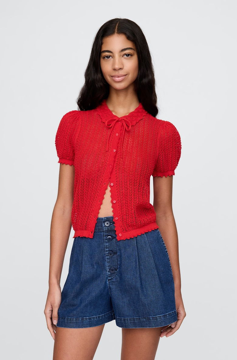  Gap × DÔEN Keten Karışımlı Hırka