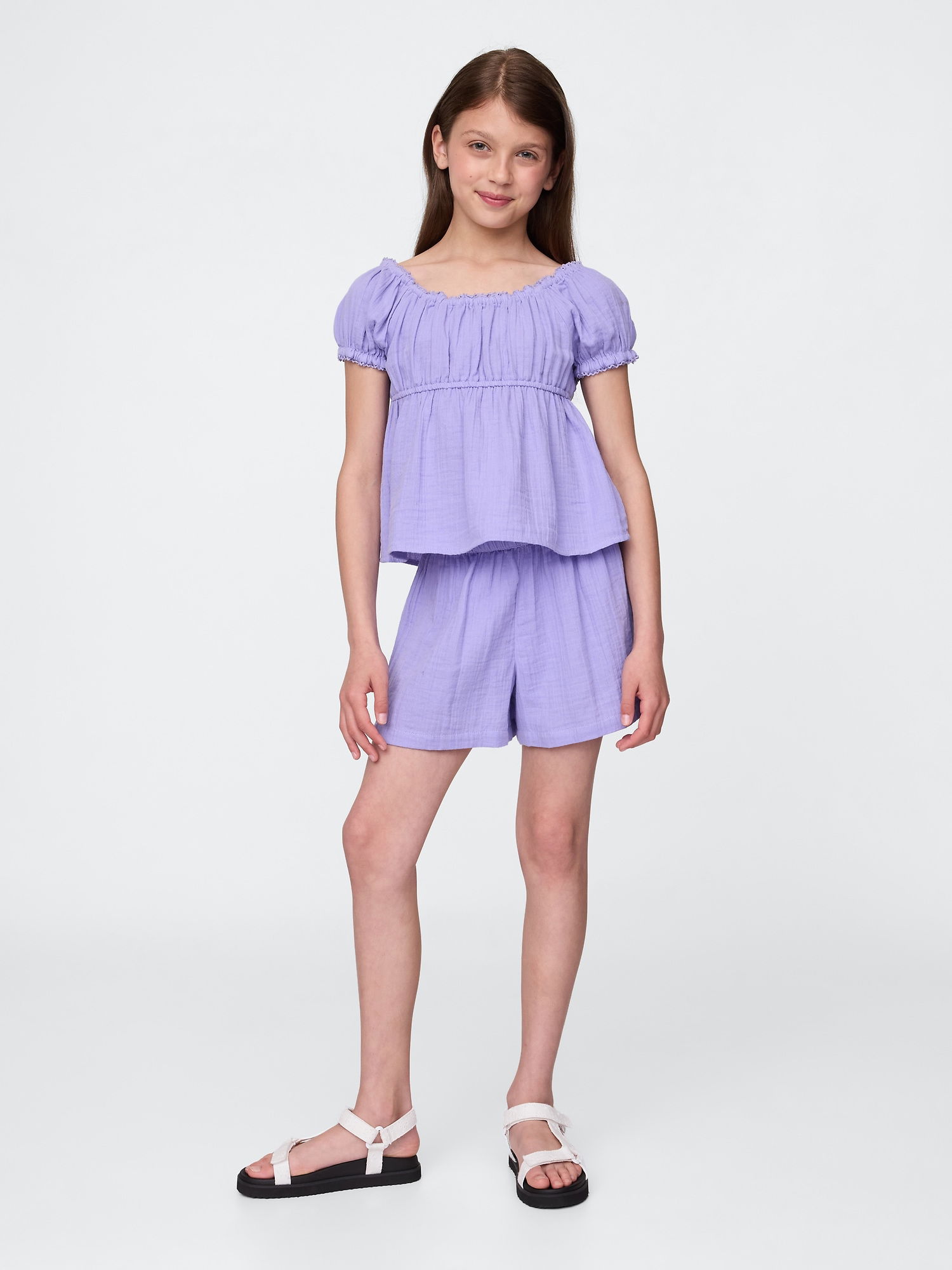 Kids Crinkle Gauze Outfit Set product image