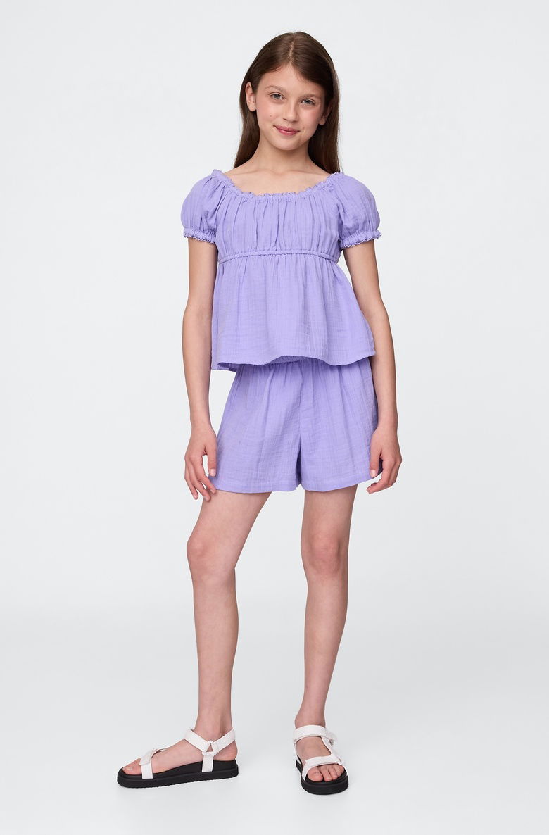  Kids Crinkle Gauze Outfit Set