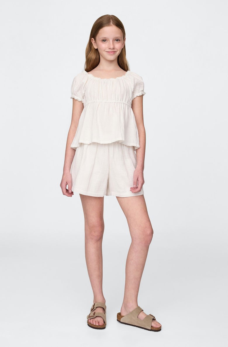  Kids Crinkle Gauze Outfit Set